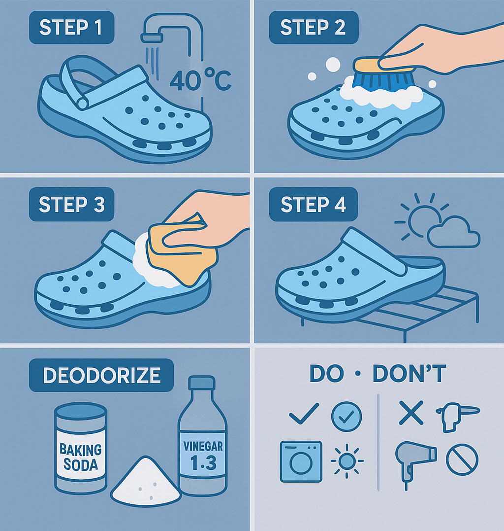 How to Clean Crocs