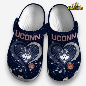 Uconn Huskies NCAA Sport Crocs Shoes For Men and Women - Image 1