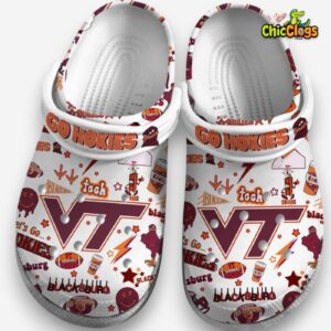 Virginia Tech Hokies NCAA Sport Crocs Shoes For Men and Women - Image 1