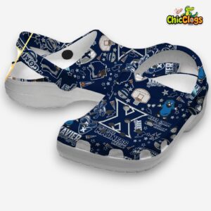 Xavier Musketeers NCAA Sport Crocs Shoes For Men and Women - Image 2