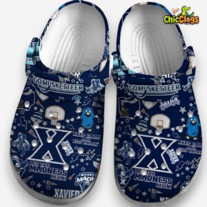 Xavier Musketeers NCAA Sport Crocs Shoes For Men and Women - Image 3