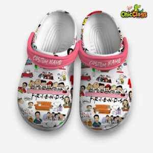 Personalized Snoopy Friends Classic Crocs - Image 3