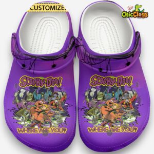 Scooby Doo Cartoon Classic Crocs For Men, Women, Kids - Image 1