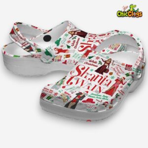 Shania Twain Music Christmas Classic Crocs For Men, Women, Kids - Image 2