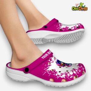 Skull Neon Classic Crocs For Men, Women, Kids - Image 1