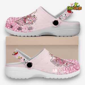 Snoopy Valentine Cartoon Classic Crocs For Men, Women, Kids - Image 1