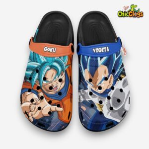 Son Goku and Vegeta Dragon Ball Anime Classic Crocs For Men, Women, Kids - Image 4