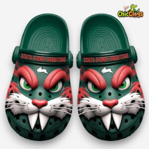 South Sydney Rabbitohs NRL Sport Classic Crocs For Men, Women, Kids - Image 1