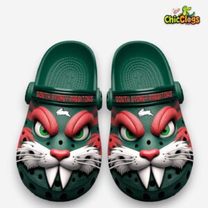 South Sydney Rabbitohs NRL Sport Classic Crocs For Men, Women, Kids - Image 2