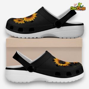 Sunflower Flower Classic Crocs For Men, Women, Kids - Image 1