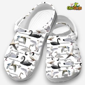 Swans Of The World Classic Crocs For Men, Women, Kids - Image 4