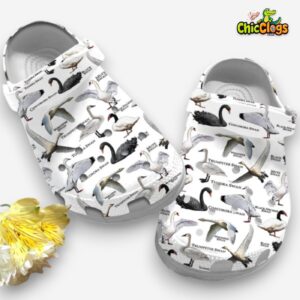 Swans Of The World Classic Crocs For Men, Women, Kids - Image 6