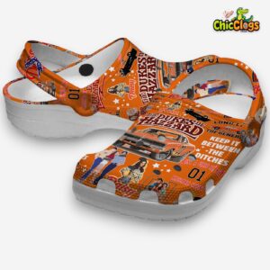 The Dukes Of Hazzard TV Series Classic Crocs For Men, Women, Kids - Image 1