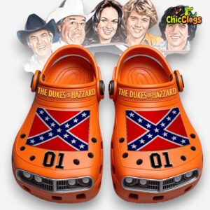 The Dukes Of Hazzard TV Series Classic Crocs For Men, Women, Kids - Image 4