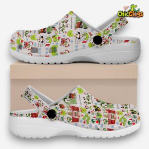 The Grinch & Mickey Mouse Disney Cartoon Classic Crocs For Men, Women, Kids - Image 1