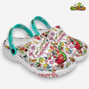 The Simpsons TV Series Christmas Classic Crocs For Men, Women, Kids - Image 1