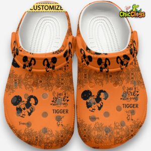 Tiger And Mickey Mouse Disney Cartoon Classic Crocs For Men, Women, Kids - Image 2