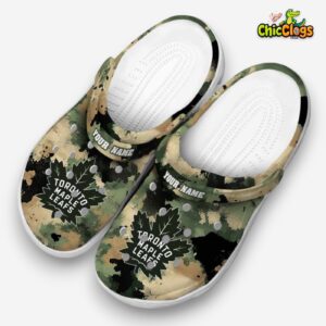 Toronto Maple Leafs NHL Sport Classic Crocs For Men, Women, Kids - Image 3