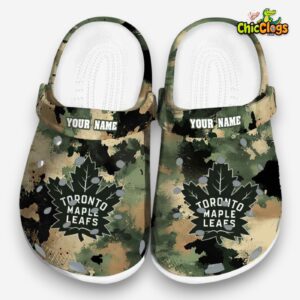Toronto Maple Leafs NHL Sport Classic Crocs For Men, Women, Kids - Image 4
