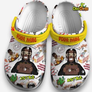 Travis Scott Music Classic Crocs For Men, Women, Kids - Image 1