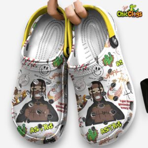 Travis Scott Music Classic Crocs For Men, Women, Kids - Image 4