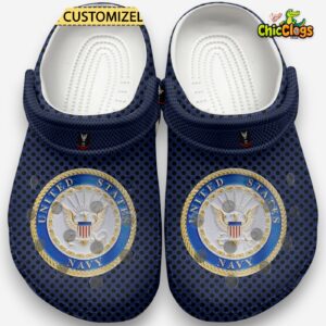 US Navy Army Classic Crocs For Men, Women, Kids - Image 1