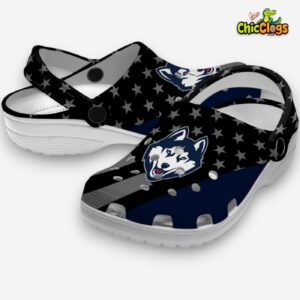 UConn Huskies NCAA Sport Classic Crocs For Men, Women, Kids - Image 2
