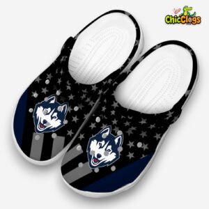 UConn Huskies NCAA Sport Classic Crocs For Men, Women, Kids - Image 3