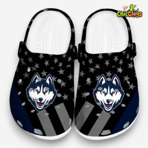 UConn Huskies NCAA Sport Classic Crocs For Men, Women, Kids - Image 4