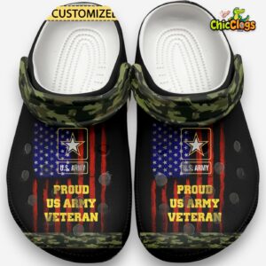 US Army Veteran Classic Crocs For Men, Women, Kids - Image 1
