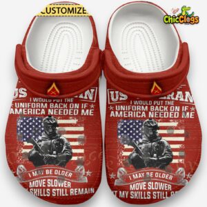 US Veteran Army Classic Crocs For Men, Women, Kids - Image 2
