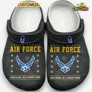 United States Air Force Army Classic Crocs For Men, Women, Kids - Image 2