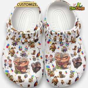 Up Cartoon Classic Crocs For Men, Women, Kids - Image 1