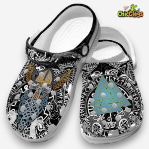 Viking Odin Tattoo Classic Crocs For Men, Women, Kids - Image 2
