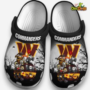 Washington Commanders NFL Sport Classic Crocs For Men, Women, Kids - Image 1
