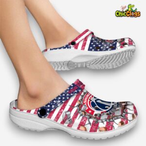 Washington Wizards NBA Sport Classic Crocs For Men, Women, Kids - Image 1