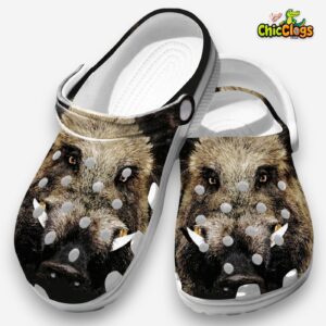 Wildboar Animal Classic Crocs For Men, Women, Kids - Image 5