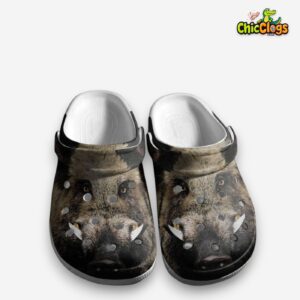 Wildboar Animal Classic Crocs For Men, Women, Kids - Image 7