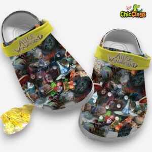 Alice In Wonderland Movie Classic Crocs For Men, Women, Kids - Image 1