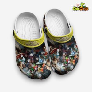 Alice In Wonderland Movie Classic Crocs For Men, Women, Kids - Image 2