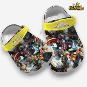 Alice In Wonderland Movie Classic Crocs For Men, Women, Kids - Image 5