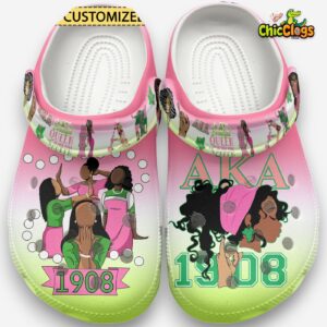 Alpha Kappa Alpha Howard University Classic Crocs For Men, Women, Kids - Image 2