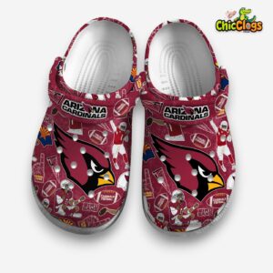 Arizona Cardinals Patterned Clogs - NFL Printed Design Crocs - Image 3