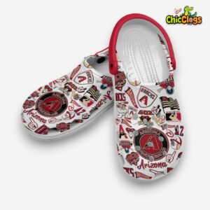 Arizona Diamondbacks Printed Pattern Crocs Clogs - MLB Team Design Footwear - Image 3