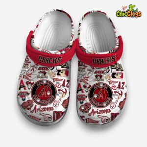 Arizona Diamondbacks Printed Pattern Crocs Clogs - MLB Team Design Footwear - Image 4