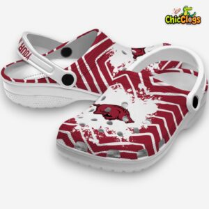 Arkansas Razorbacks NCAA Sport Classic Crocs For Men, Women, Kids - Image 2