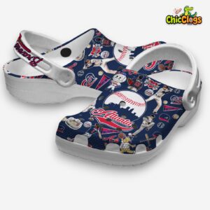 Atlanta Braves Printed Pattern Crocs Clogs - Stylish MLB Footwear - Image 3