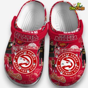Atlanta Hawks Basketball team NBA Sport Classic Crocs - Image 1