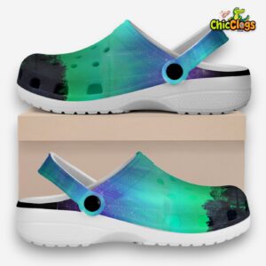 Aurora Artwork Classic Crocs For Men, Women, Kids - Image 2