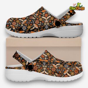Autumn Nature Pattern Classic Crocs For Men, Women, Kids - Image 1